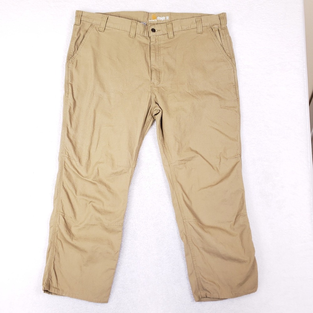 Carhartt Straight Fit Utility Work Pants 44x30 Tan